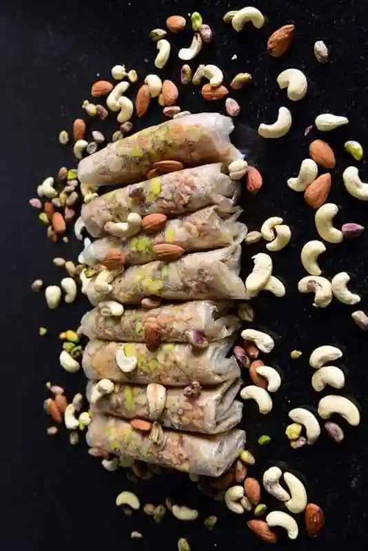 Dryfruit Putharekulu (10 pieces)